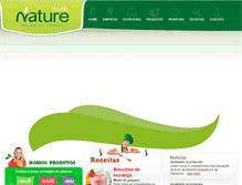 Tablet Screenshot of naturefrutti.com.br